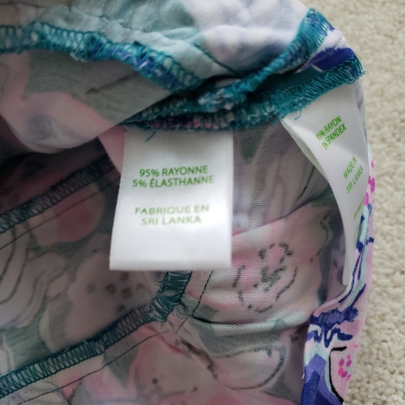 SOLD NWT Lilly Pulitzer Ibby Skirt in Moonlight Garden sz10 - Picture 8 of 15